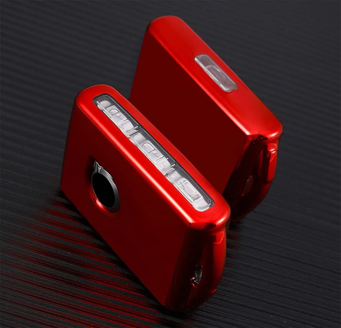 Arruweer Red TPU Key Fob Cover for Volvo XC40 XC60 XC90 S90 V90 | Full Protection Smart Key Case Holder - view 4