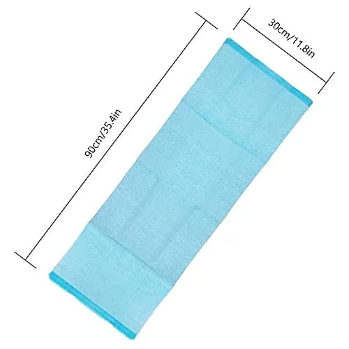 Cshangzei 8-Piece Exfoliating Bath Cloth Set 90cm (35.4 Inch) | Nylon Shower Washcloth Body Scrubber Loofah for Women and Men thumbnail 3