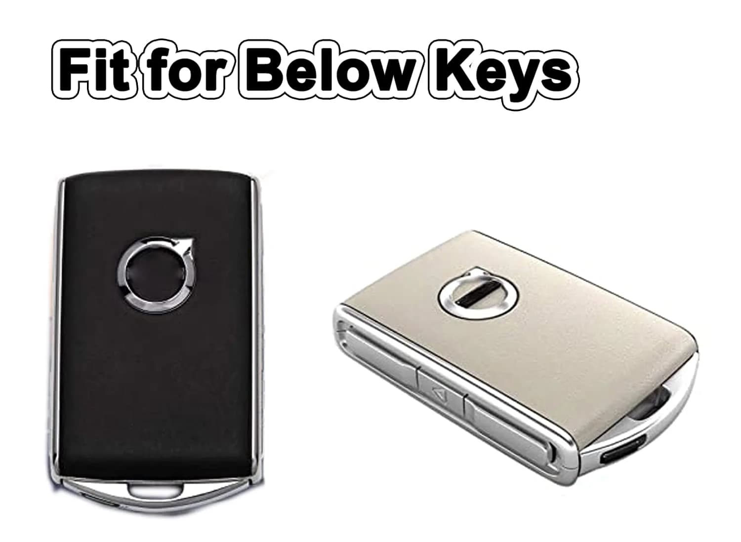 Arruweer Black TPU Key Fob Cover for Volvo XC40 XC60 XC90 S90 V90 - view 2