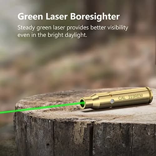 MidTen Green Laser Bore Sight 223 5.56mm | Accurate 30-300 Yards Sighting Range thumbnail 3