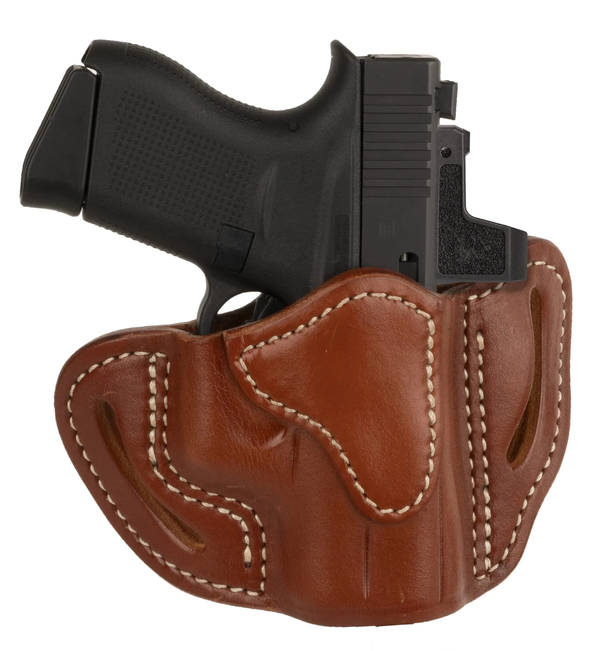 1791 GUNLEATHER Optic Ready Holster Fits Glock 43X, 43, 48 | Concealed & Durable Leather Carry — Classic Brown