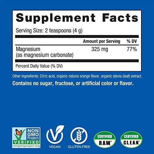 Natural Vitality Calm Magnesium Powder 8oz | Supports Stress & Relaxation thumbnail 4