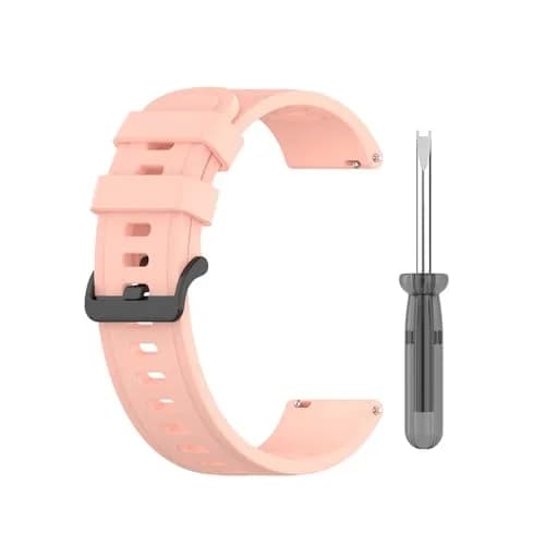 Senter Soft Silicone Sport Replacement Watch Band for Amazfit/Samsung/Garmin 20mm Rose Pink thumbnail 3