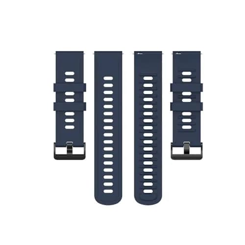 Senter Soft Silicone Sport Replacement Band for Amazfit GTR 42mm/GTS 2/Bip U/Samsung Galaxy Watch 42mm, Midnight Blue (20mm) thumbnail 6