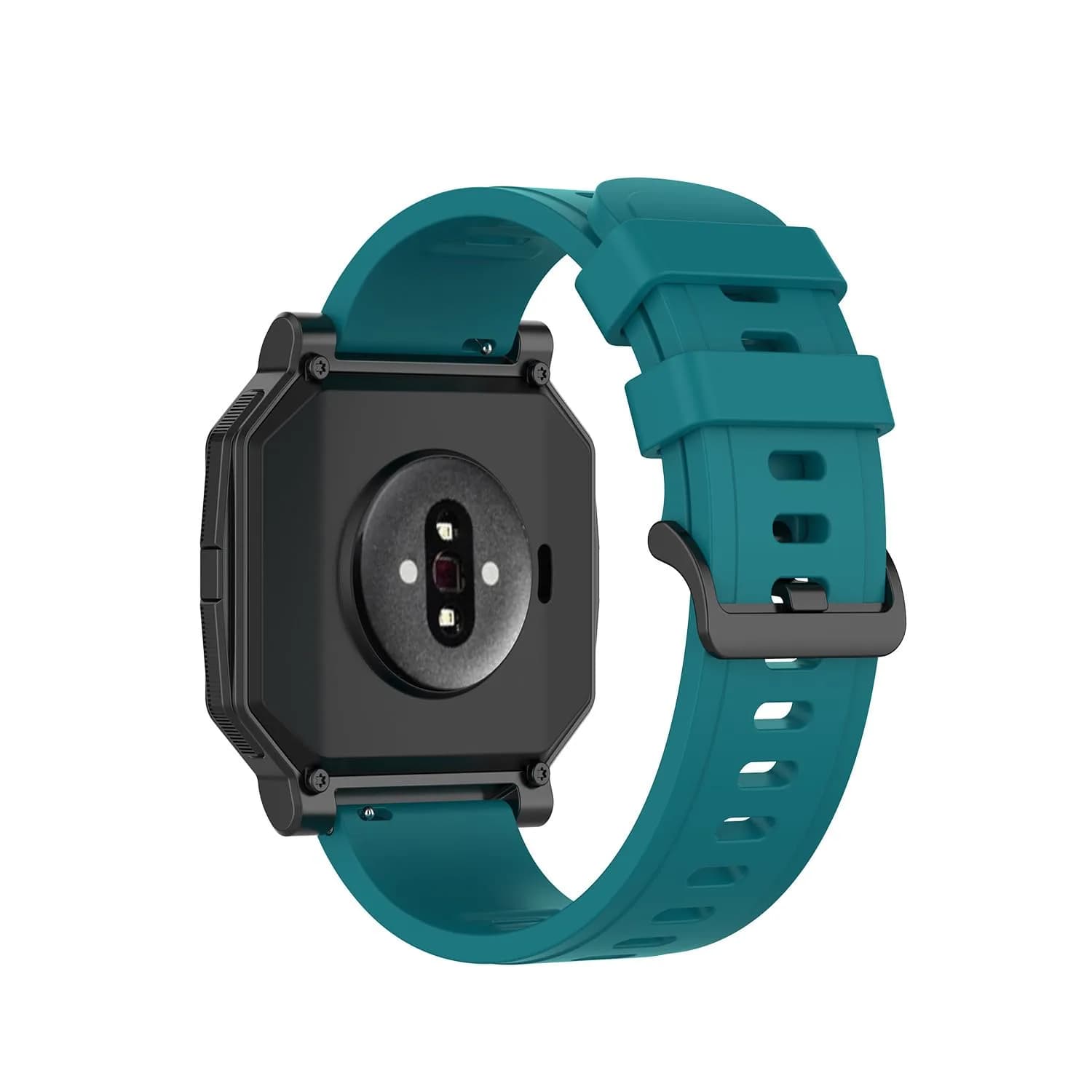 Senter Dark Green Silicone Sport Replacement Band for Amazfit Neo/GTR 42mm/GTS 20mm | Quick Release & Comfortable - view 2