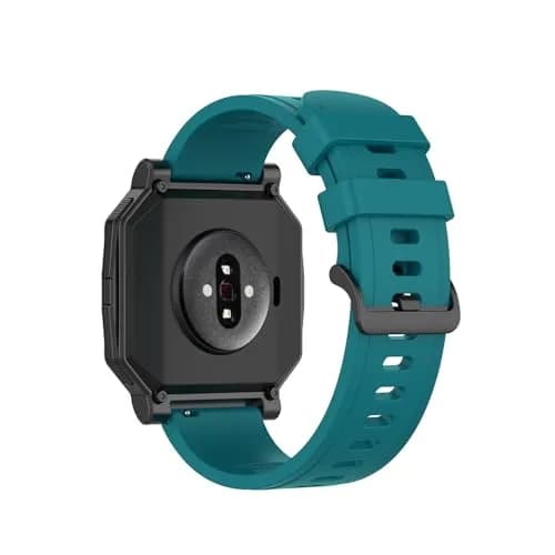 Senter Dark Green Silicone Sport Replacement Band for Amazfit Neo/GTR 42mm/GTS 20mm | Quick Release & Comfortable thumbnail 2