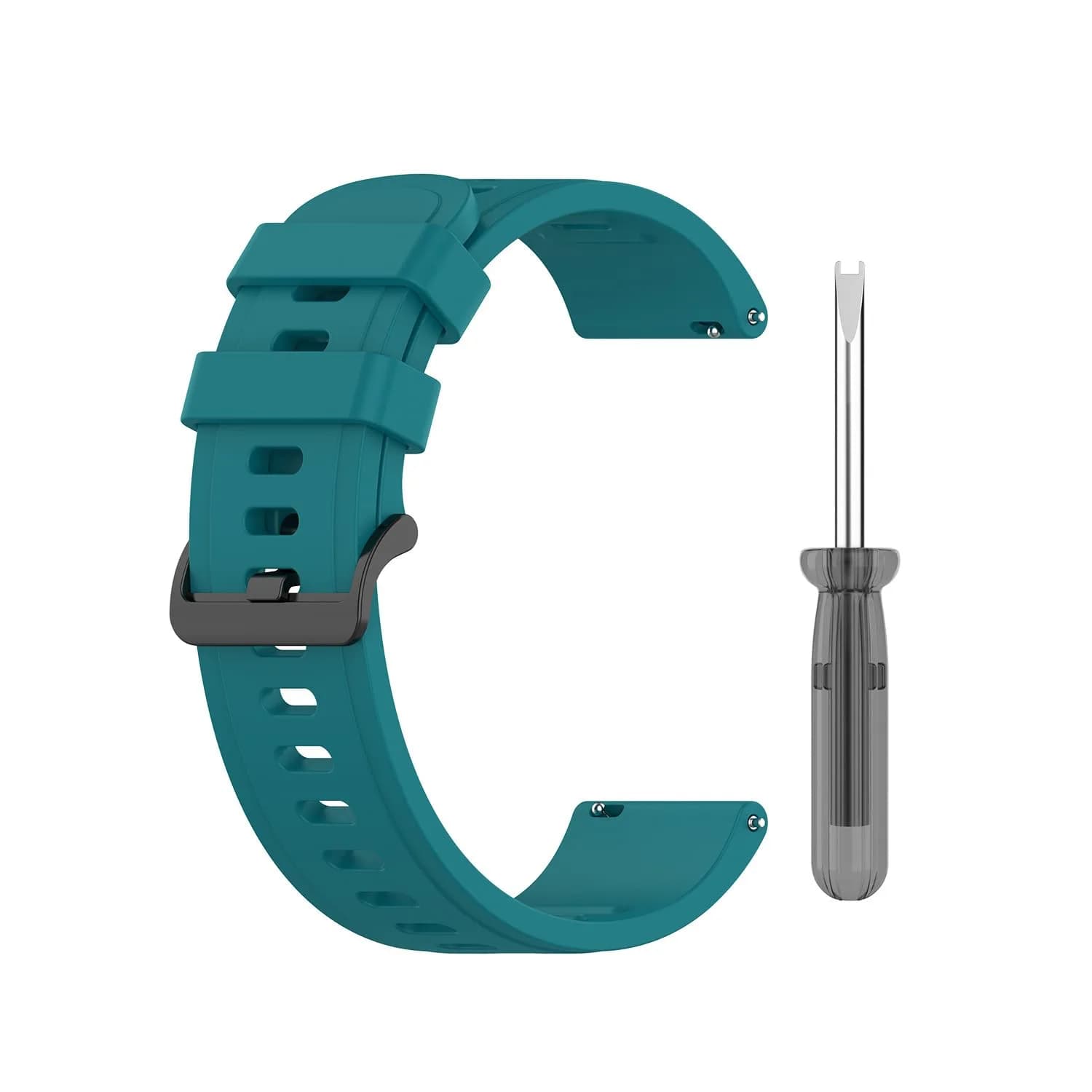 Senter Dark Green Silicone Sport Replacement Band for Amazfit Neo/GTR 42mm/GTS 20mm | Quick Release & Comfortable - view 3