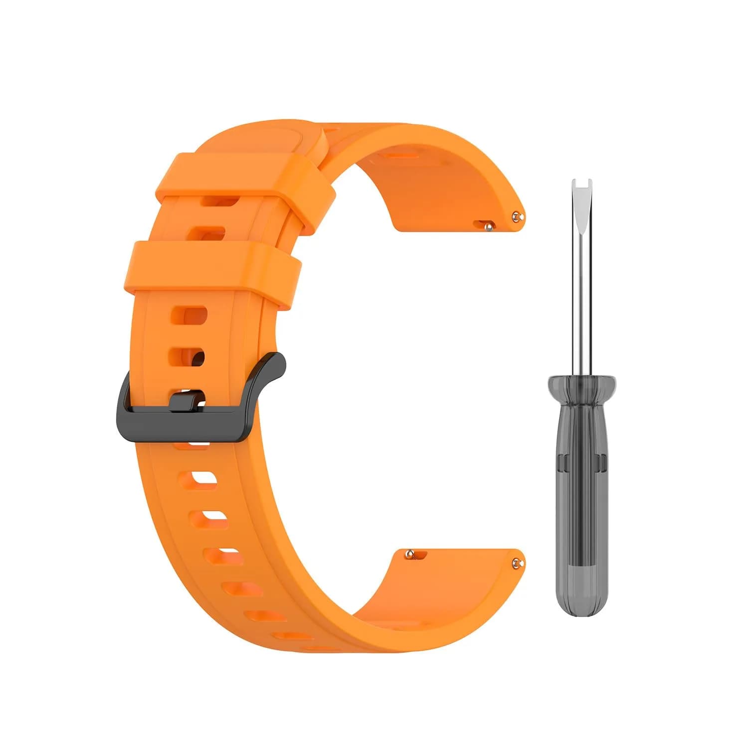 Senter 20mm Orange Silicone Sport Band for Amazfit Neo, GTR 42mm, GTS Series & Samsung Galaxy Watch 42mm - view 3