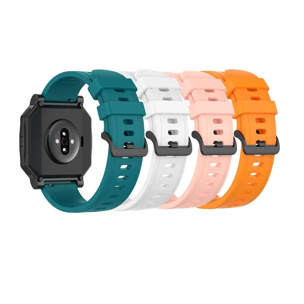 Senter 20mm Silicone Sport Band for Amazfit Neo/GTR 42mm/GTS Series, Samsung Galaxy Watch 42mm, Garmin Vivoactive 3 — 3-Pack