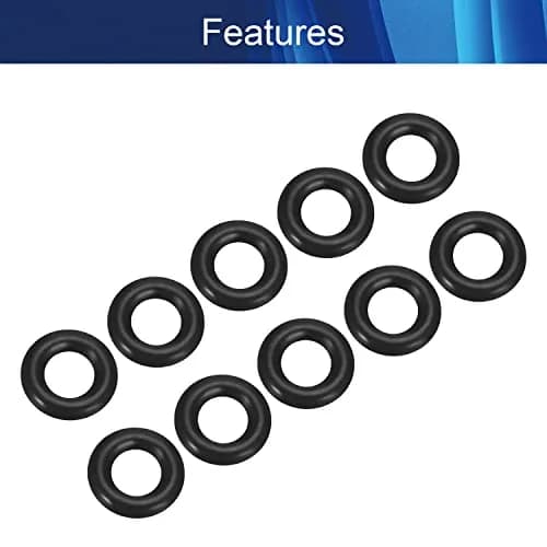 Aicosineg 200Pcs Buna-N O-Ring 10x5x2.5mm | Nitrile Rubber Seals for Plumbing & Mechanical Use thumbnail 3