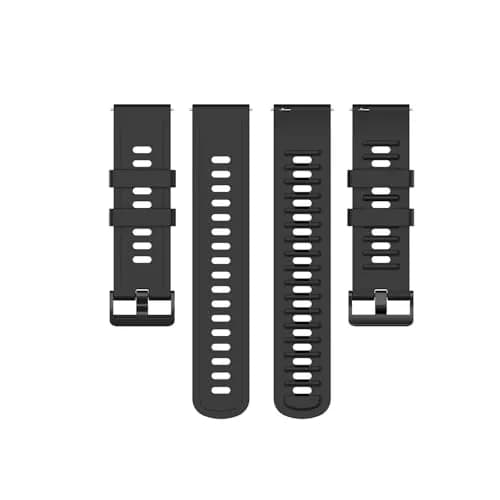 Senter 20mm Silicone Sport Replacement Watch Band Compatible with Amazfit Neo GTR 42mm GTS GTS 2 GTS 2e GTS 2 Mini Bip Lite S U Black thumbnail 6
