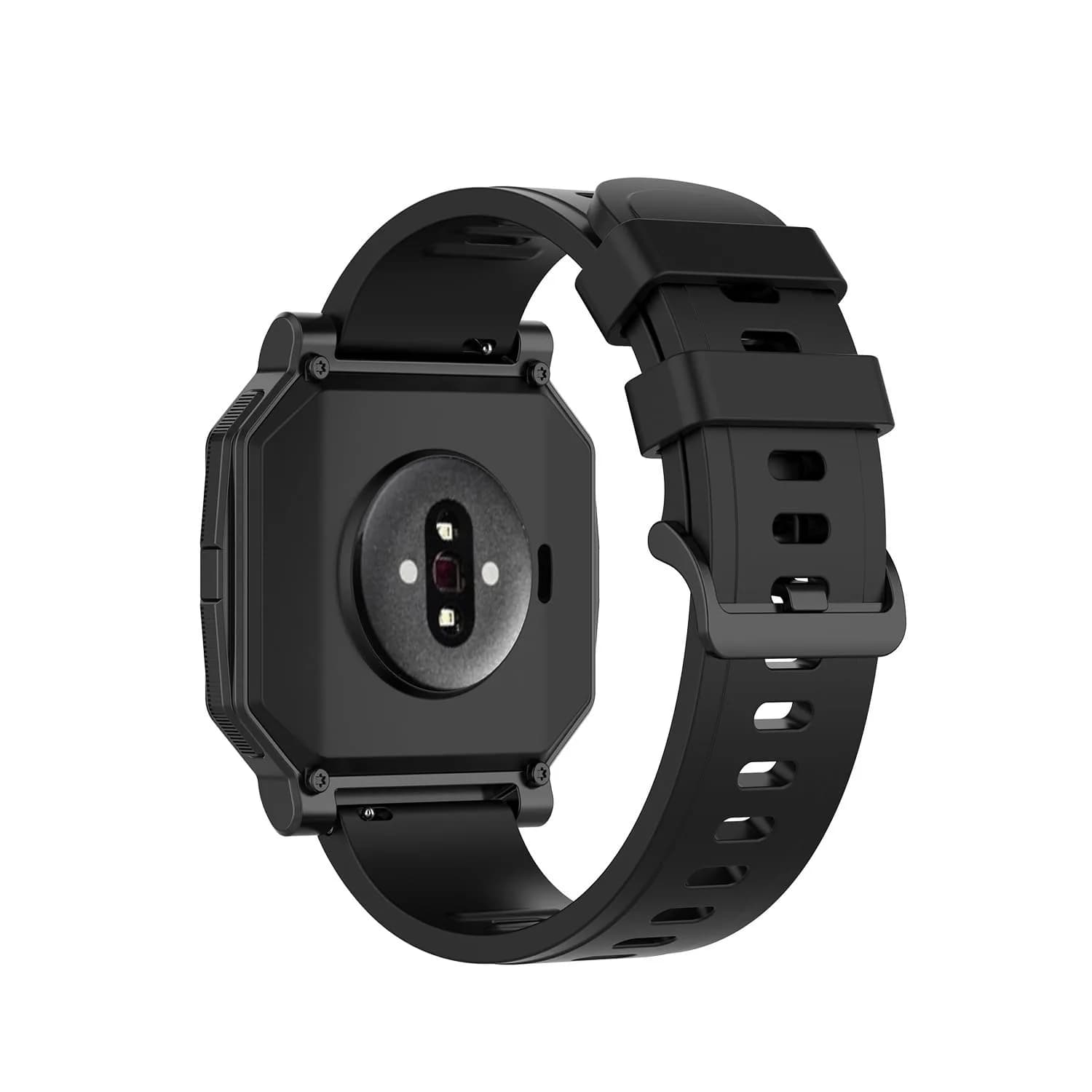 Senter 20mm Black Silicone Sport Band for Amazfit Neo, GTR 42mm, GTS Series, Samsung Galaxy Watch 42mm, Garmin Vivoactive 3 - view 2
