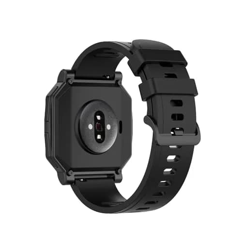 Senter 20mm Silicone Sport Replacement Watch Band Compatible with Amazfit Neo GTR 42mm GTS GTS 2 GTS 2e GTS 2 Mini Bip Lite S U Black thumbnail 2