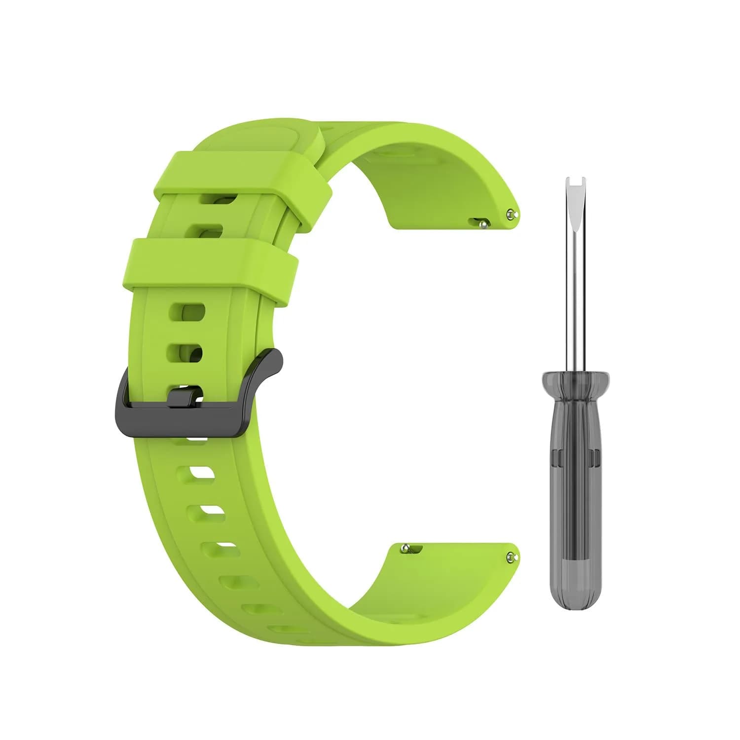 Senter 20mm Silicone Sport Replacement Watch Band for Amazfit & Samsung | Green - view 3