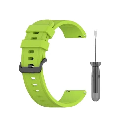Senter 20mm Silicone Sport Replacement Watch Band for Amazfit & Samsung | Green thumbnail 3