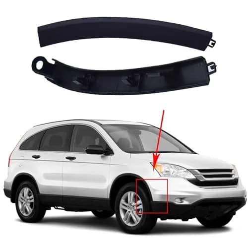 munirater Front & Rear Bumper Filler Set for 2007-2011 CR-V | Primed, Durable Plastic thumbnail 2