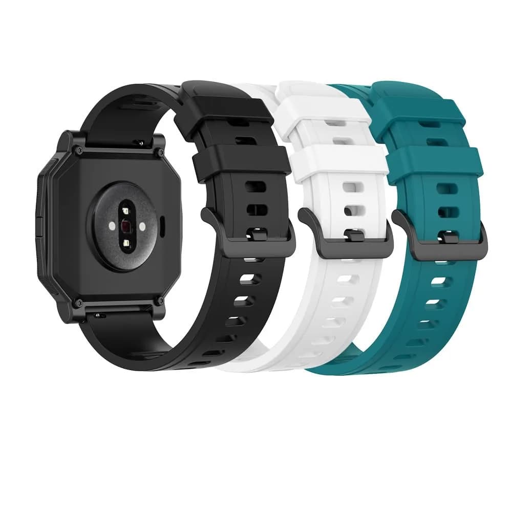 Senter 20mm Silicone Sport Band for Amazfit Neo/GTR 42mm/GTS Series, Samsung Galaxy Watch 42mm, Garmin Vivoactive 3 — 3-Pack - main product image