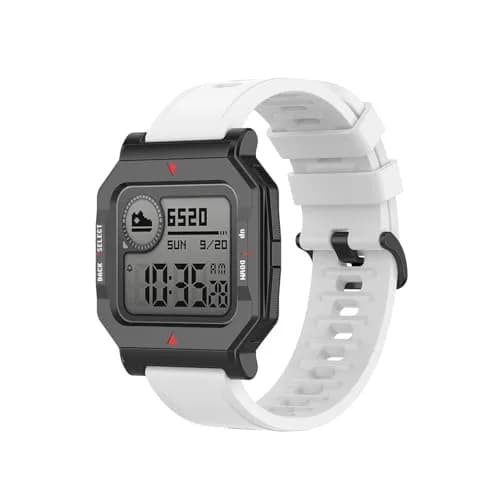 Senter 20mm Silicone Sport Band for Amazfit Neo/GTR 42mm/GTS Series, Samsung Galaxy Watch 42mm, Garmin Vivoactive 3 — 3-Pack thumbnail 3