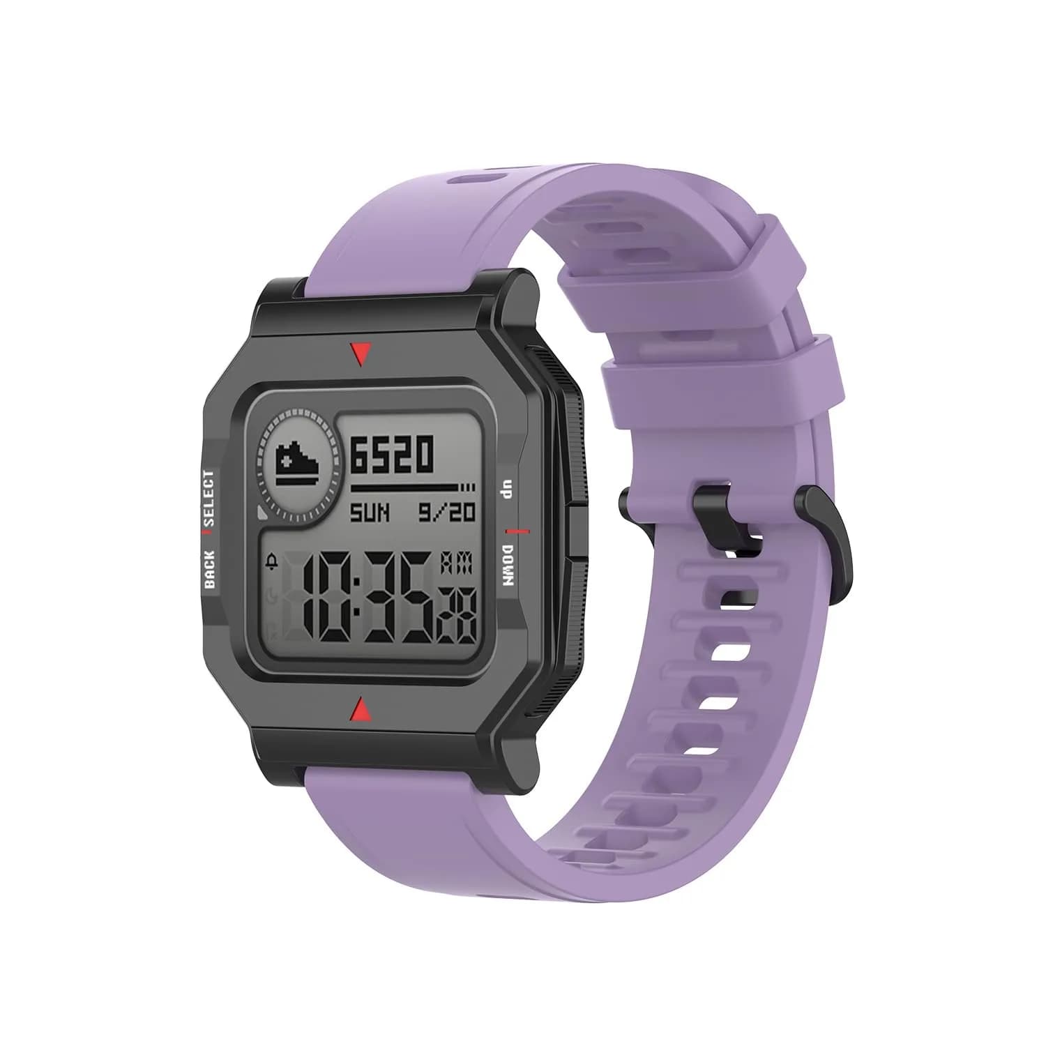 Senter 20mm Silicone Sport Bands - Purple, Blue, Pink & Orange 3-Pack for Amazfit & Samsung Watches - view 2