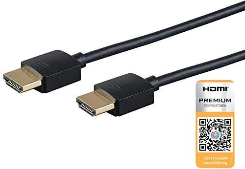 Monoprice High Speed HDMI Cable 2ft | Certified Premium 4K@60Hz HDR 18Gbps thumbnail 4