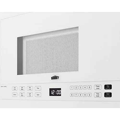 Summit 24” Over the Range Microwave, White- MHOTR241W | 1.4 cu.ft. Capacity, 1000W Power, Ductless Ventilation thumbnail 4