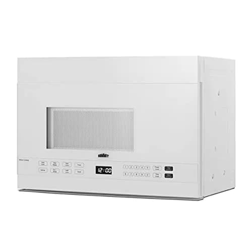 Summit 24” Over the Range Microwave, White- MHOTR241W | 1.4 cu.ft. Capacity, 1000W Power, Ductless Ventilation thumbnail 2