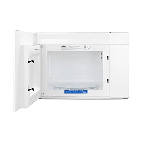 Summit 24” Over the Range Microwave, White- MHOTR241W | 1.4 cu.ft. Capacity, 1000W Power, Ductless Ventilation thumbnail 3
