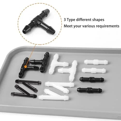 JAMCARI Windshield Washer Hose Kit 4 Meter (157 Inch) with 12 Connectors | Universal Car Water Pump and Nozzle Installation thumbnail 3