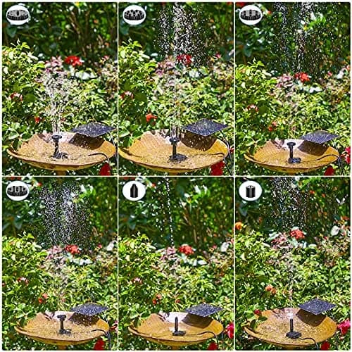 AISITIN DIY Solar Water Pump Kit with 6 Nozzles | 71cm Max Water Height thumbnail 2