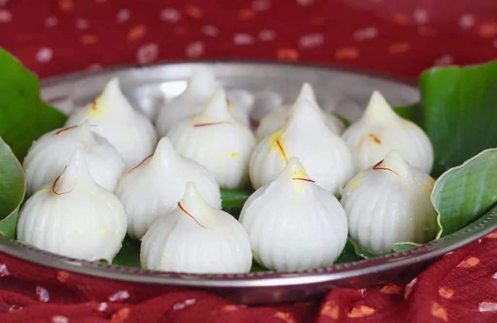 FlowAura Aluminum Modak Moulds (Set of 3) 5 cm | Authentic Indian Sweet Maker - main product image