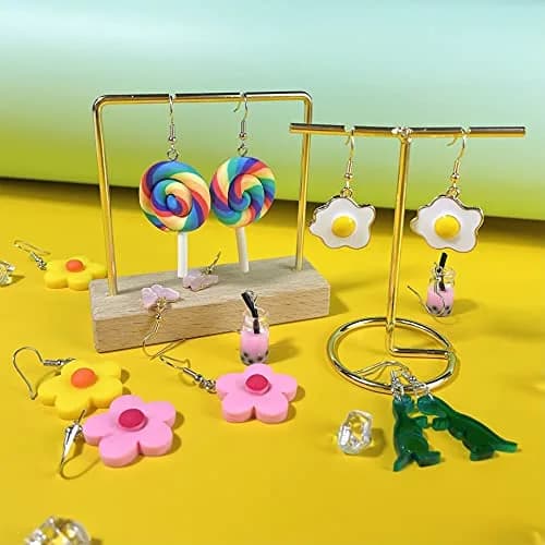 MGGFBLEY 20 Pairs Fun Dangle Earrings Set | Cartoon & Food Themes thumbnail 5