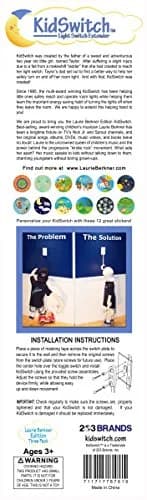 Kidswitch Dinosaur Light Switch Extender (3 Pack) | Glow in the Dark, Easy Install, Award-Winning thumbnail 4