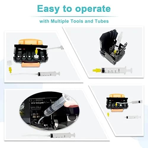 Absonic Printhead Cleaning Kit 250ml (8.45 Fl Oz) | Universal Inkjet Printer Head Cleaner for Epson, HP, Canon, Brother thumbnail 2