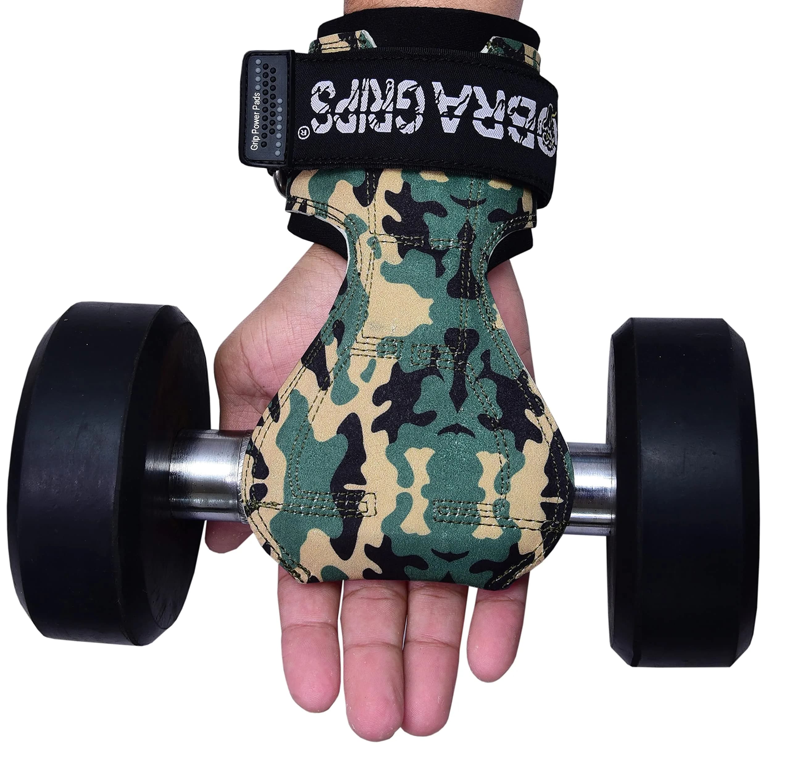 Cobra Grips FIT DitGreen Weight Lifting Gloves with Wrist Wraps - 4.25-7.0" Wrist Size - view 3