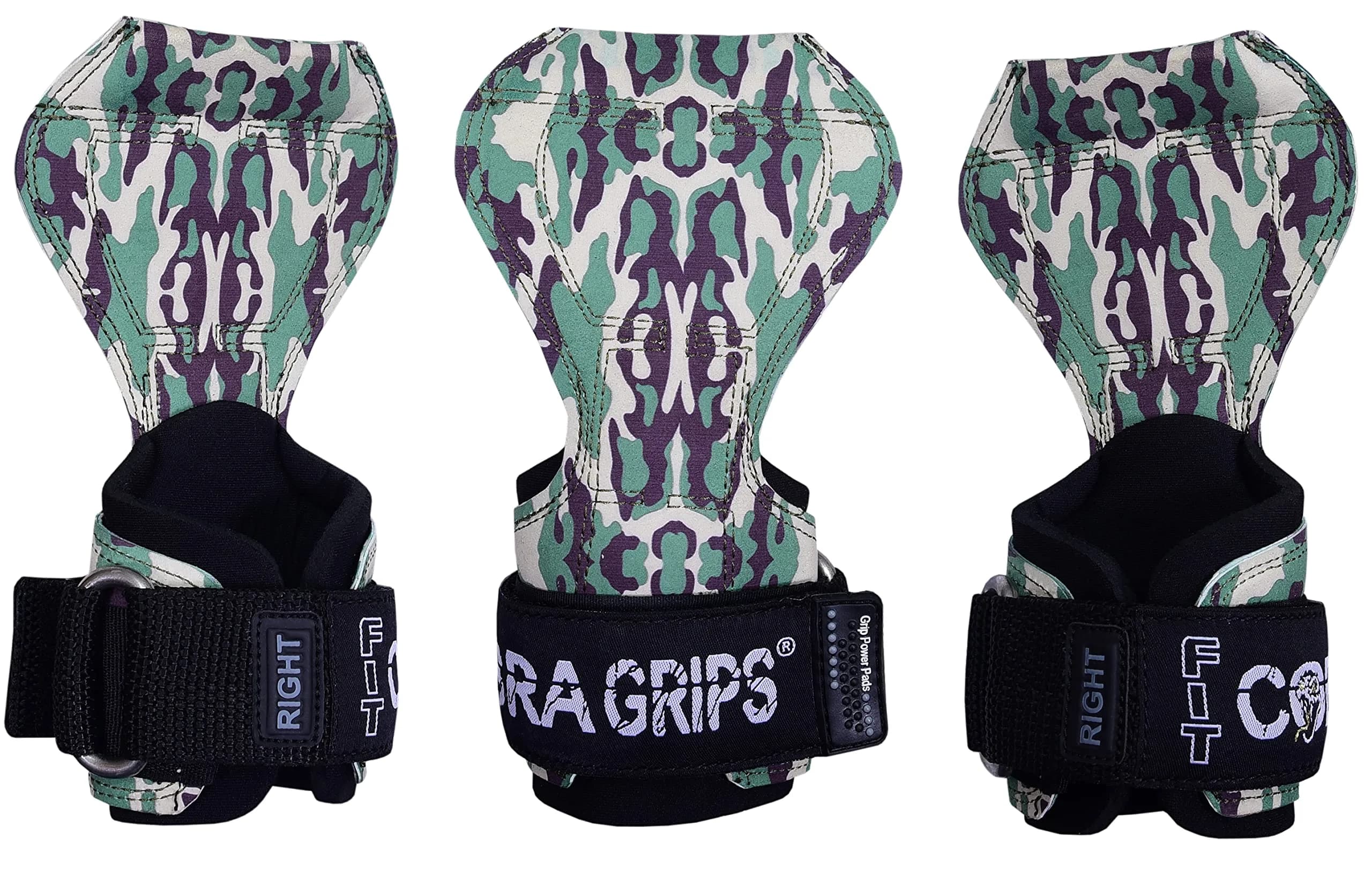 Cobra Grips PRO DitGreen Weight Lifting Gloves with Wrist Wraps - 5.5"-8.75" Wrist Size - main product image