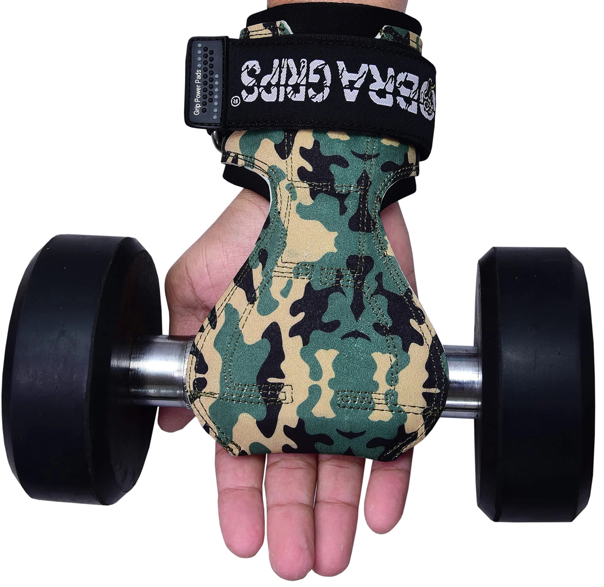 Cobra Grips PRO DitGreen Weight Lifting Gloves with Wrist Wraps - 5.5"-8.75" Wrist Size - view 4
