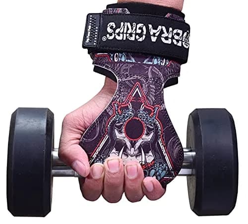 Cobra Grips Weight Lifting Gloves with Adjustable Neoprene Padded Wrist Wraps - Heavy Duty Alternative to Power Lifting Hooks for Deadlifts (FIT Fang-Sub-LA) 6mm thumbnail 8