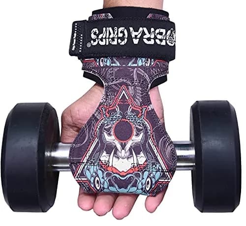Cobra Grips Weight Lifting Gloves with Adjustable Neoprene Padded Wrist Wraps - Heavy Duty Alternative to Power Lifting Hooks for Deadlifts (FIT Fang-Sub-LA) 6mm thumbnail 3