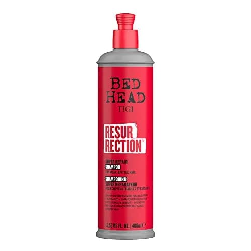 Bed Head by TIGI Resurrection Super Repair Shampoo for Damaged Hair 400ml (13.53 fl oz) | Repairs and Hydrates Brittle Strands thumbnail 1