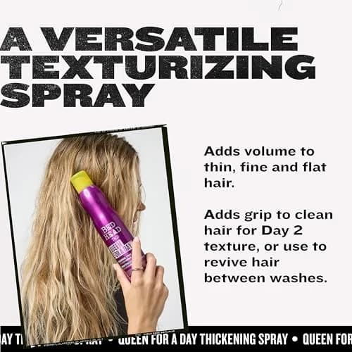 TIGI Bed Head Queen For A Day Volumizing Hair Spray 311 ml (10.5 oz) | Thickening & Texturizing for Fine Hair thumbnail 4