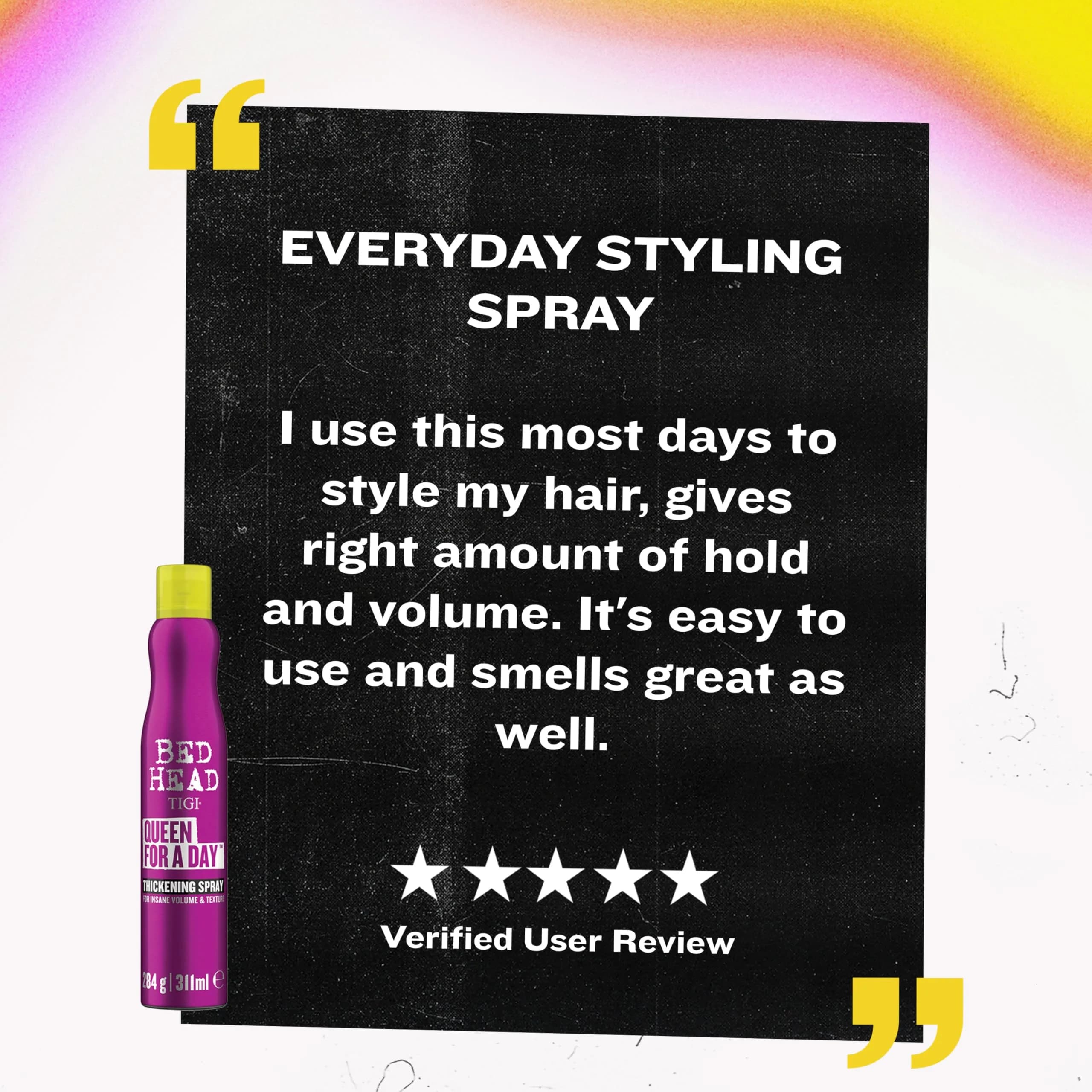 TIGI Bed Head Queen For A Day Volumizing Hair Spray 311 ml (10.5 oz) | Thickening & Texturizing for Fine Hair - view 6