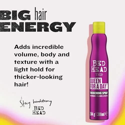 TIGI Bed Head Queen For A Day Volumizing Hair Spray 311 ml (10.5 oz) | Thickening & Texturizing for Fine Hair thumbnail 2