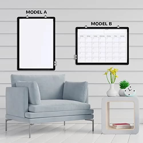 ABERLLS Monthly Calendar Whiteboard 40.64cm x 30.48cm (16in x 12in) | Double-Sided Magnetic Easel for Office, Home, and School thumbnail 9