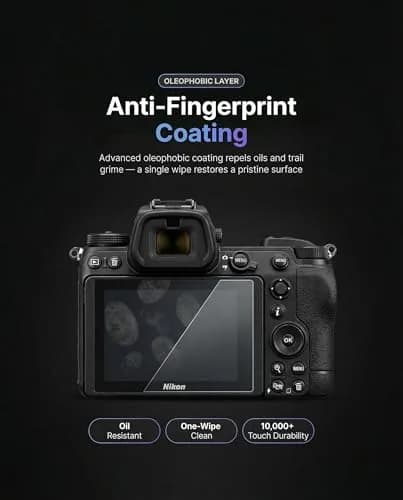iDaPro Tempered Glass Screen Protector for Nikon Z6 III/Z50 II/Z7/Z6/Z5 3-Pack | 9H Hardness, Anti-Scratch, Anti-Bubble thumbnail 7