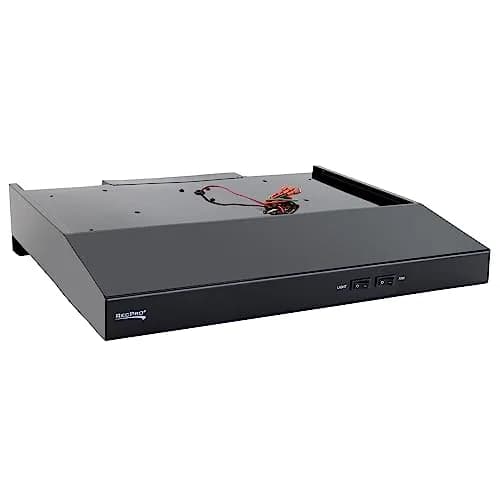 RecPro RV Range Hood Black 52.8cm (22"W x 19"D x 3 1/4"H) | 12V DC Hard-Wired Installation with Charcoal Filter & LED Light thumbnail 1