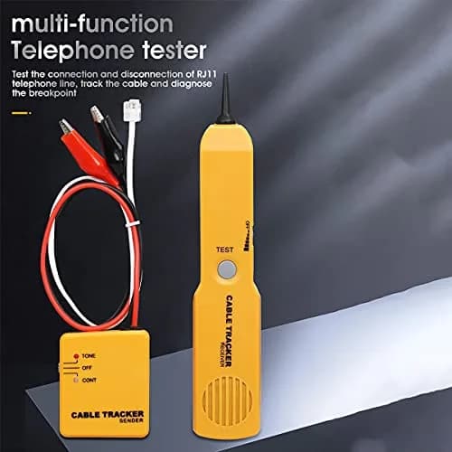 MSDADA Wire Tracer Tone Generator and Probe Kit | Network & Cable Tester for Telephone & Coaxial Wires thumbnail 8