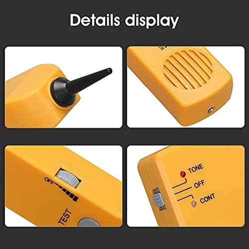 MSDADA Wire Tracer Tone Generator and Probe Kit | Network & Cable Tester for Telephone & Coaxial Wires thumbnail 3