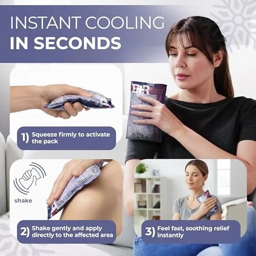 Ever Ready First Aid Instant Cold Compress 6 Pack | 12.7cm x 17.8cm (5" x 7") thumbnail 4