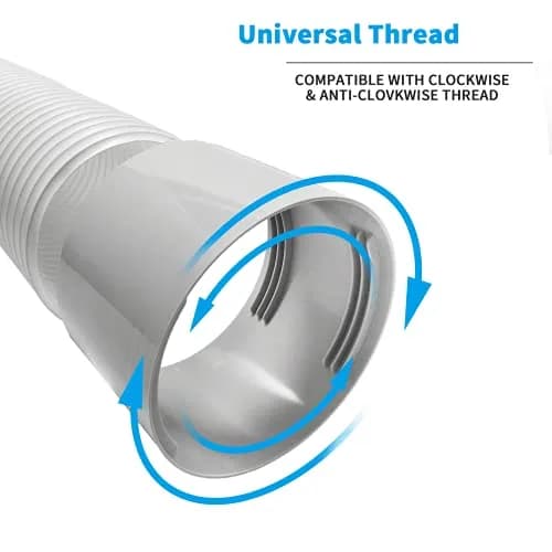 Qualward 5 Inch AC Hose Extension Coupler | Connects 5" Portable AC Exhaust Hoses thumbnail 4