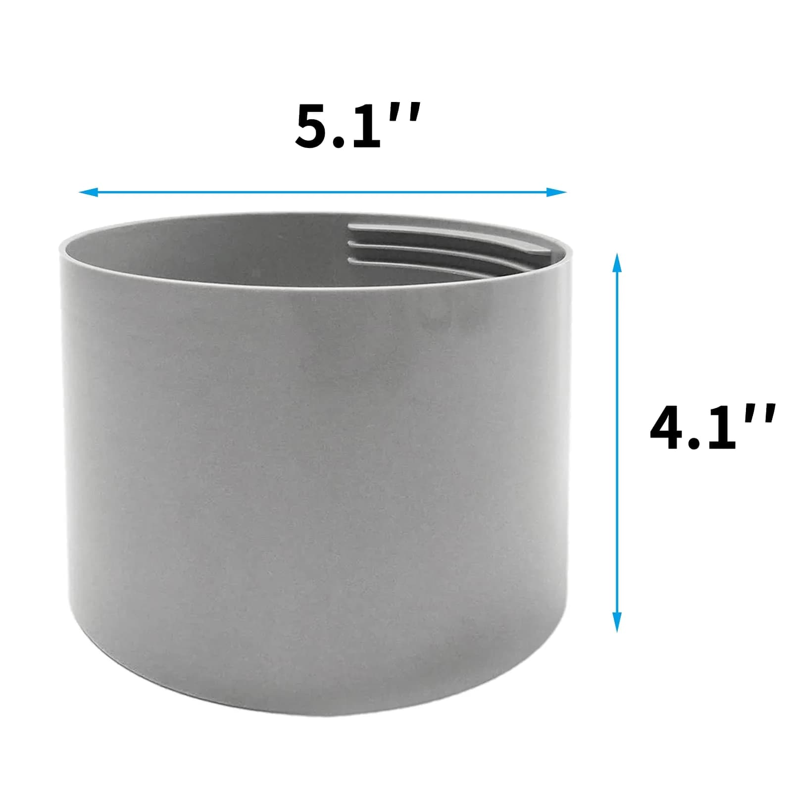 Qualward 5 Inch AC Hose Extension Coupler | Connects 5" Portable AC Exhaust Hoses - view 2